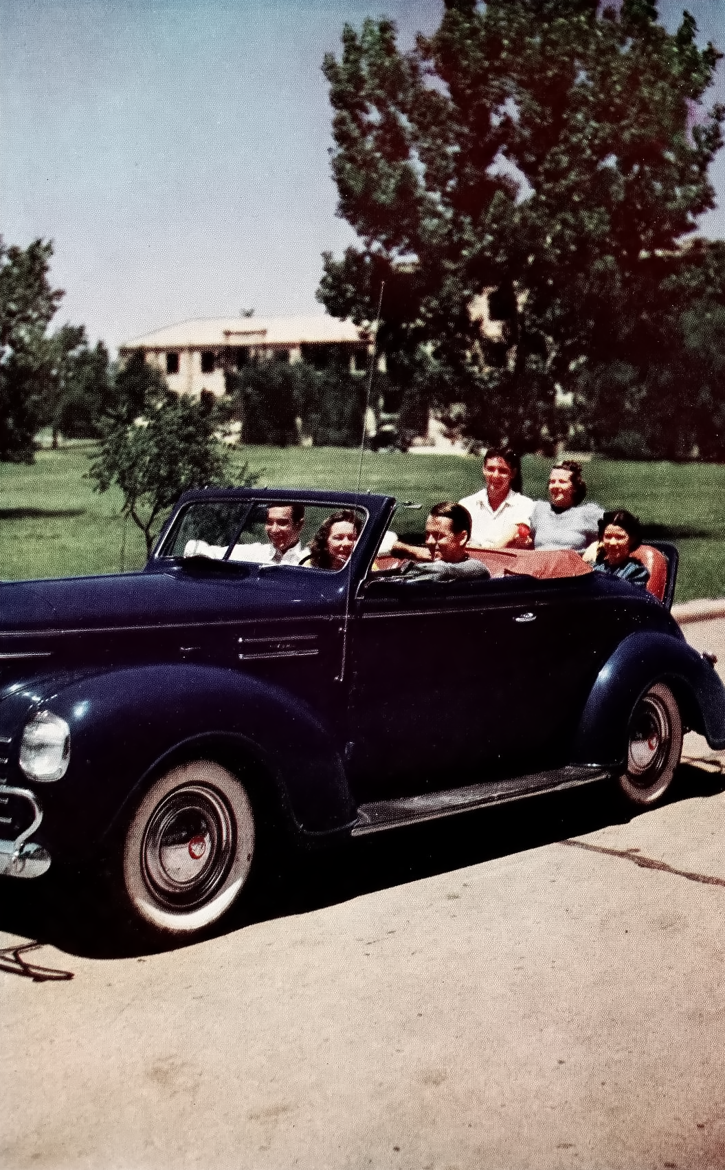 Students in a car
